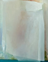 Asetelma (kevyt), öljy kankaalle, 40cm x 35cm, 2016