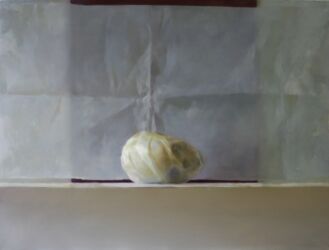 Asetelma, öljy kankaalle 60cm x 80cm, 2014