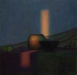 Laskeutuminen II, 2/3, öljy kankaalle, 68cm x 70cm, 2025