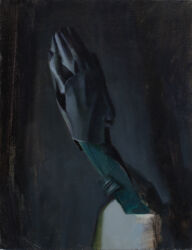 Attached Hands I, oil on canvas, 35cm x 45cm, 2024