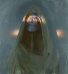 Prophet, oil on canvas, 65cm x 60cm, 2025